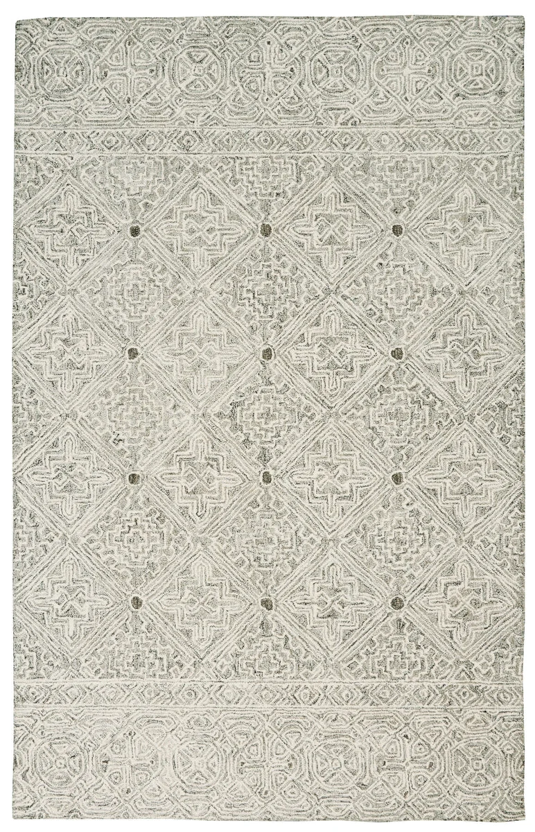 Nourison Azura Transitional Ivory/Grey Area Rug