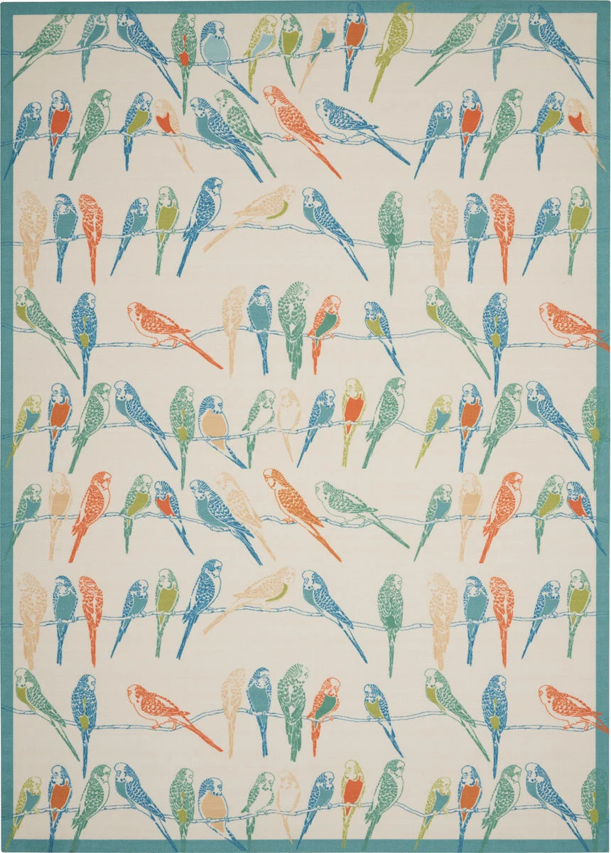 Nourison Sun N` Shade Transitional Multicolor Area Rug