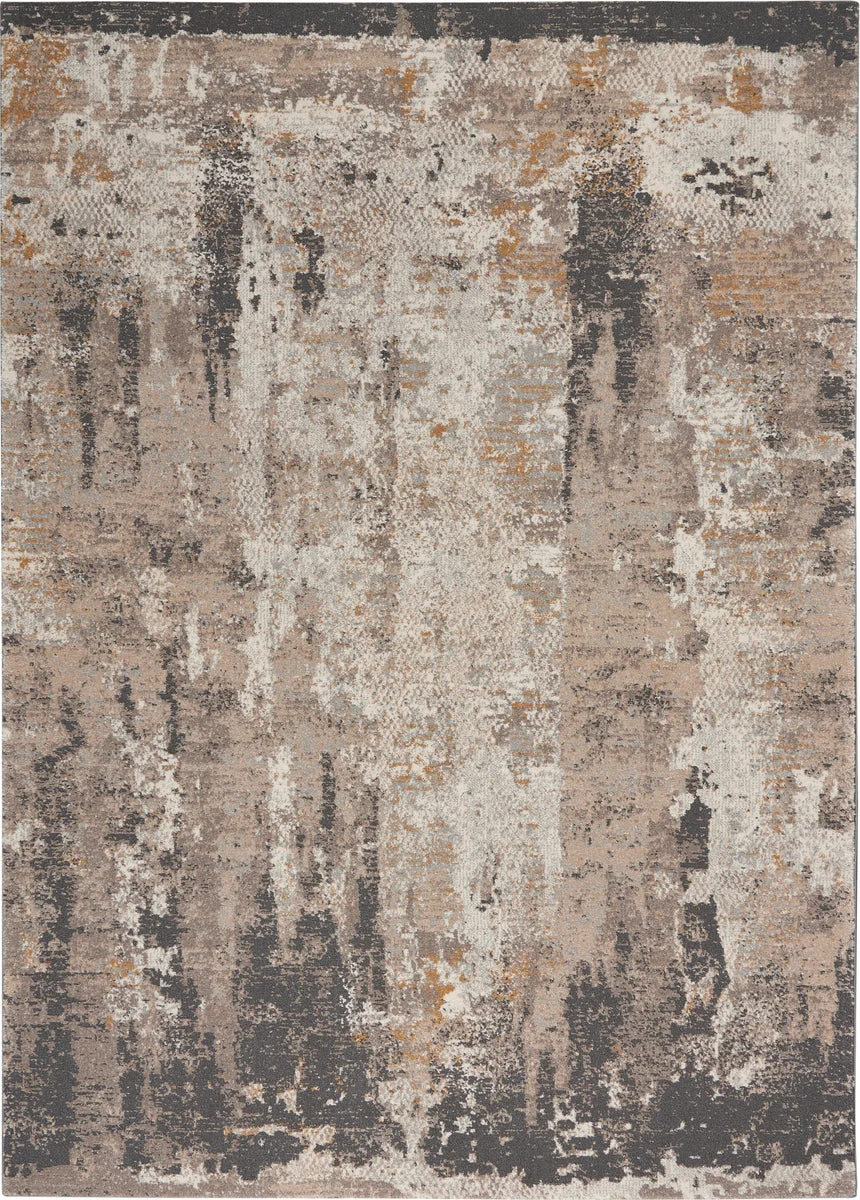 Nourison Ludlow Contemporary Cream Grey Area Rug