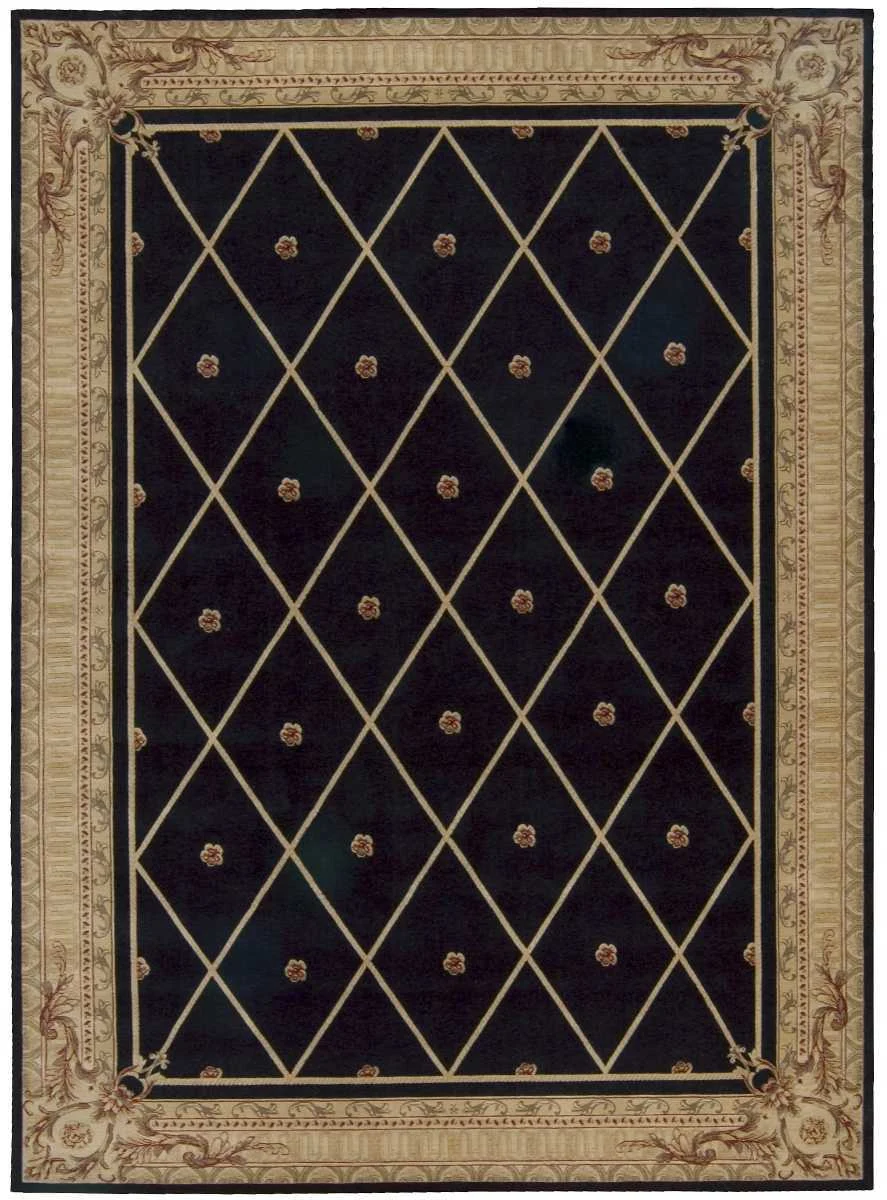 Nourison Ashton House Traditional Black Area Rug