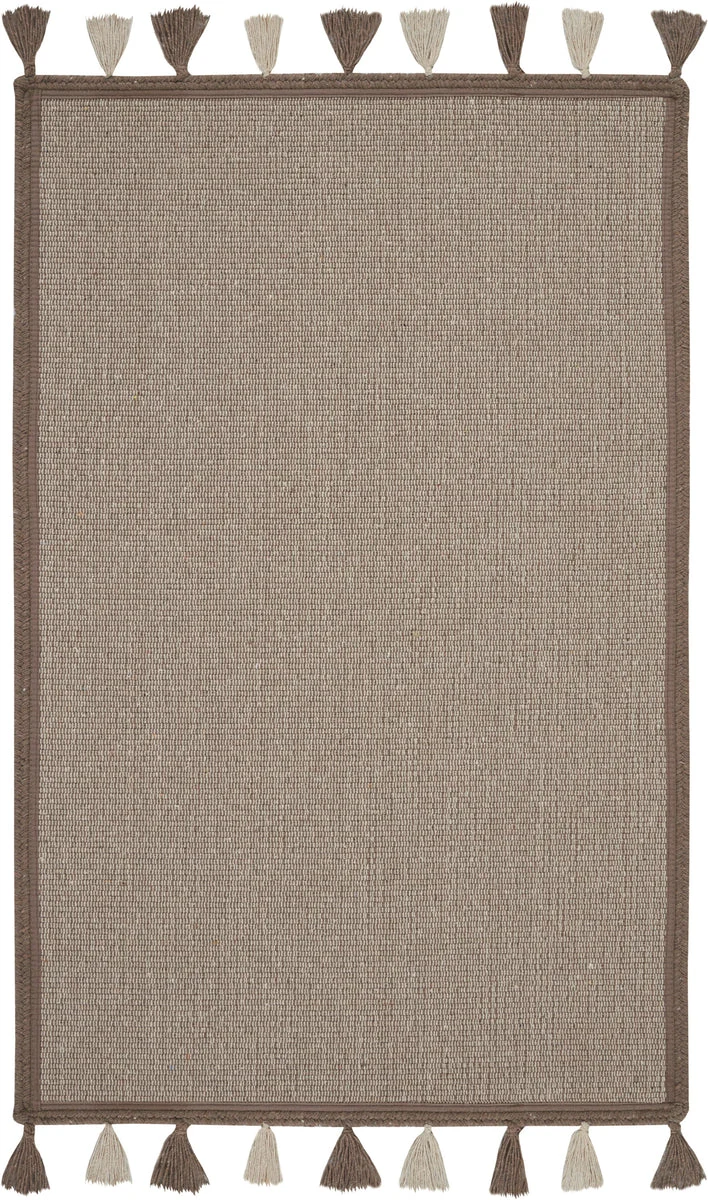 Nourison Otto Contemporary Taupe Area Rug
