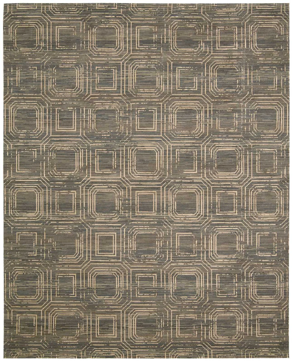 Nourison Silken Allure Transitional Smoke Area Rug