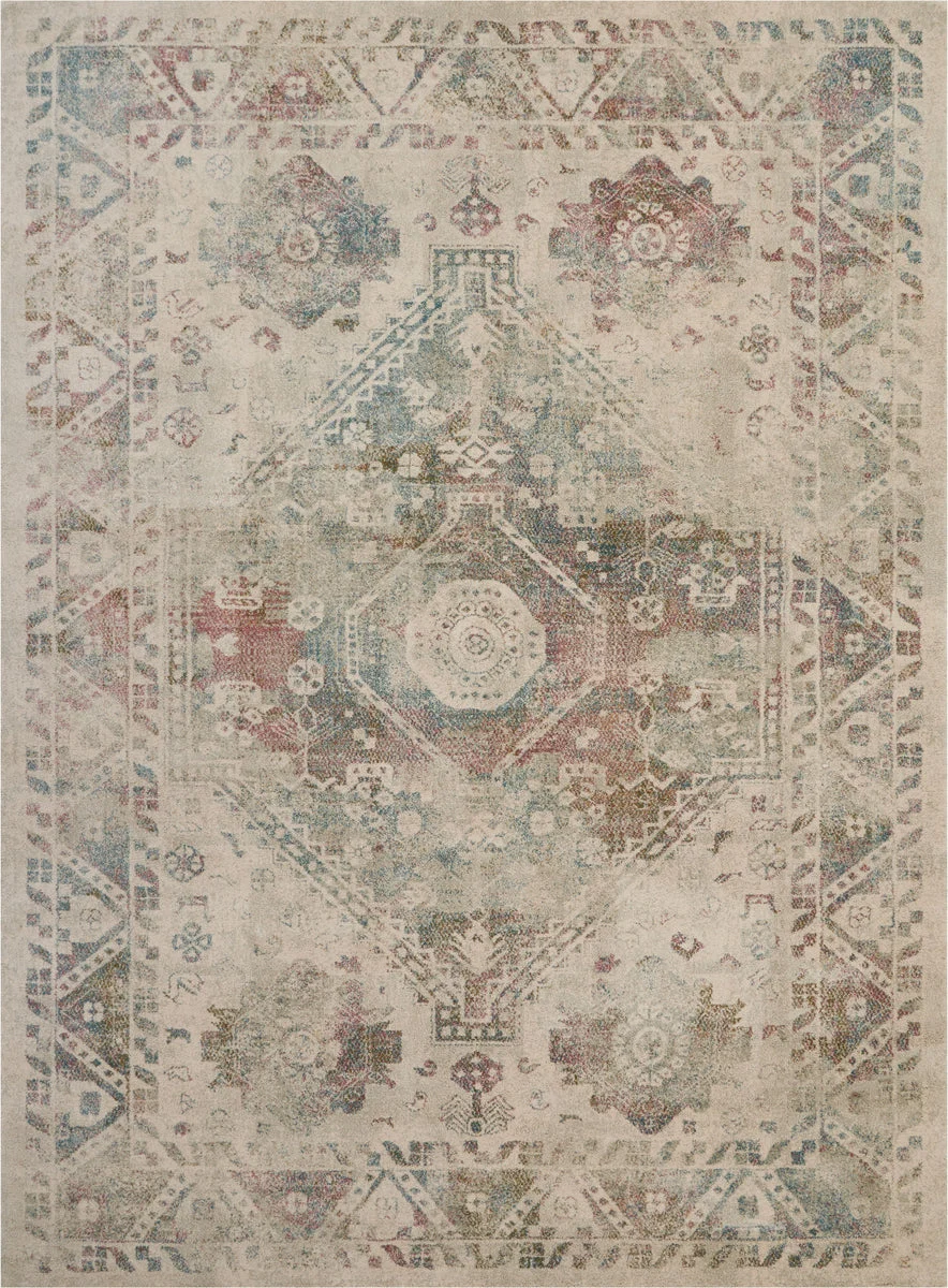 Nourison Fusion Traditional Cream Area Rug