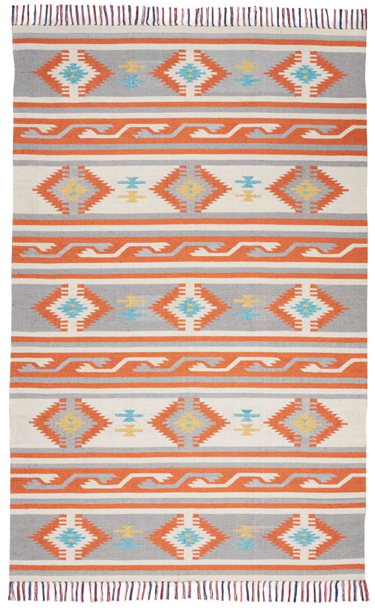 Nourison Baja Transitional Ivory/Grey Area Rug