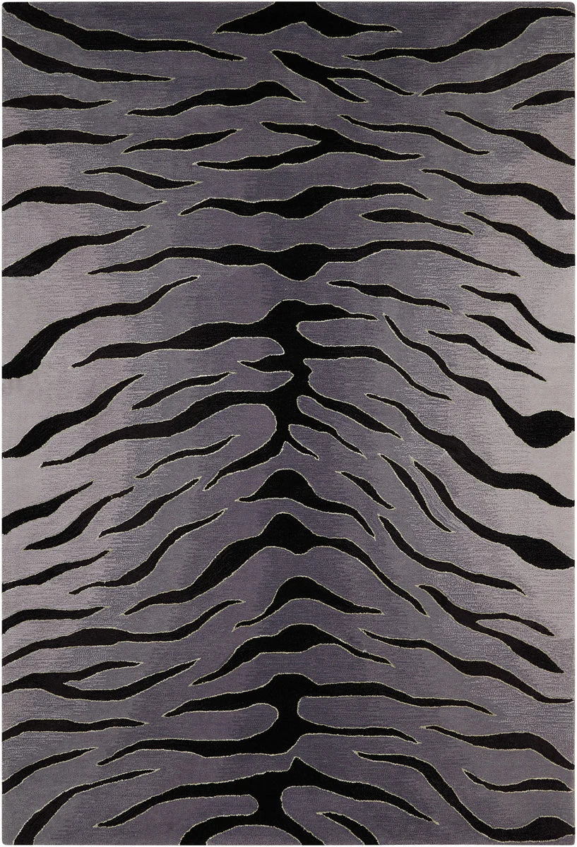 Nourison Contour Contemporary Black/Grey Area Rug