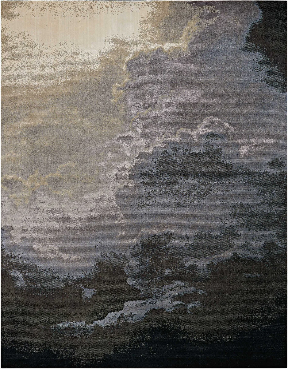 Nourison Tahoe Modern Contemporary Storm Area Rug