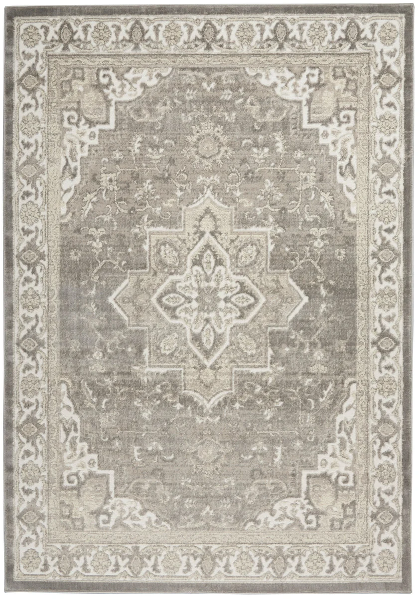 Nourison Cyrus Traditional Grey Area Rug
