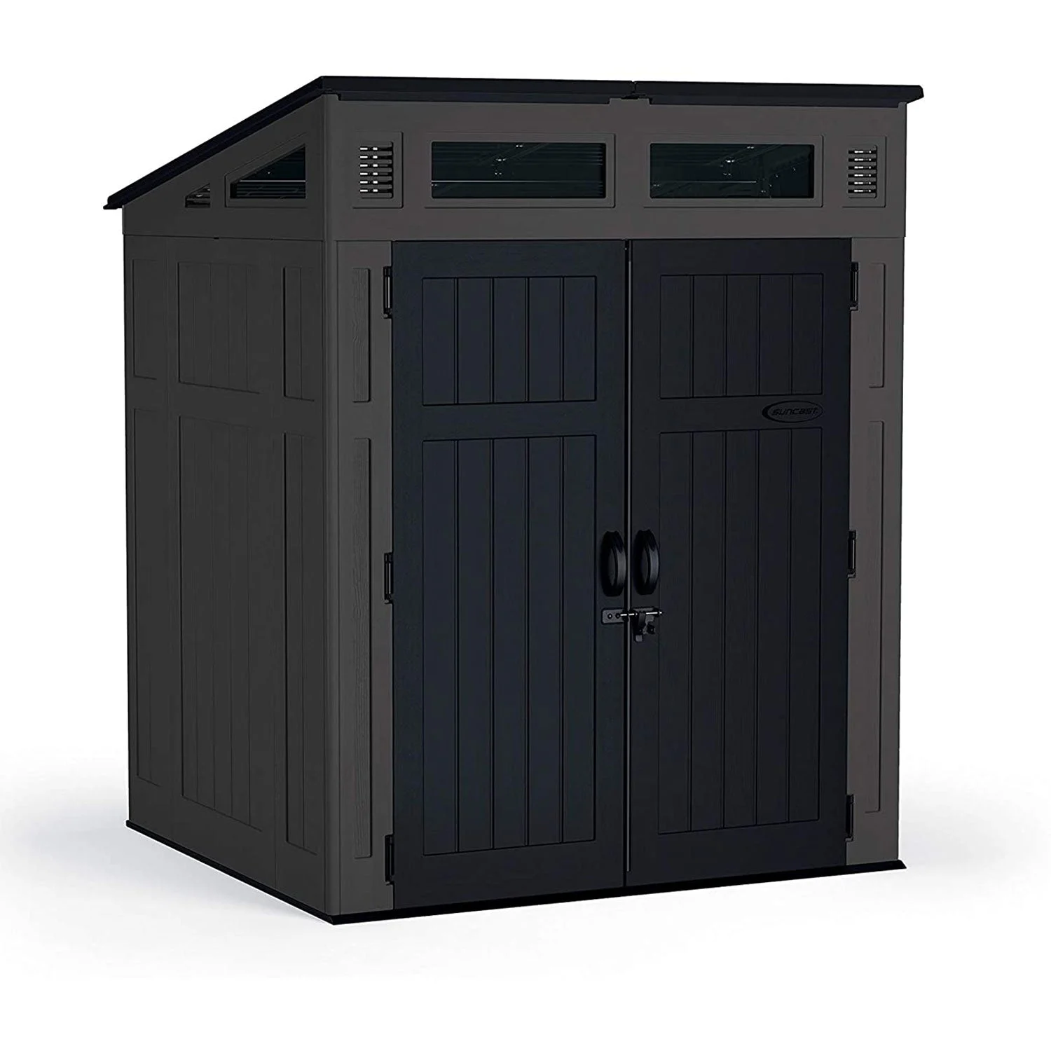Suncast Modernist 6 x 5 ft. Storage Shed with 200 Cubic Feet of Storage Space