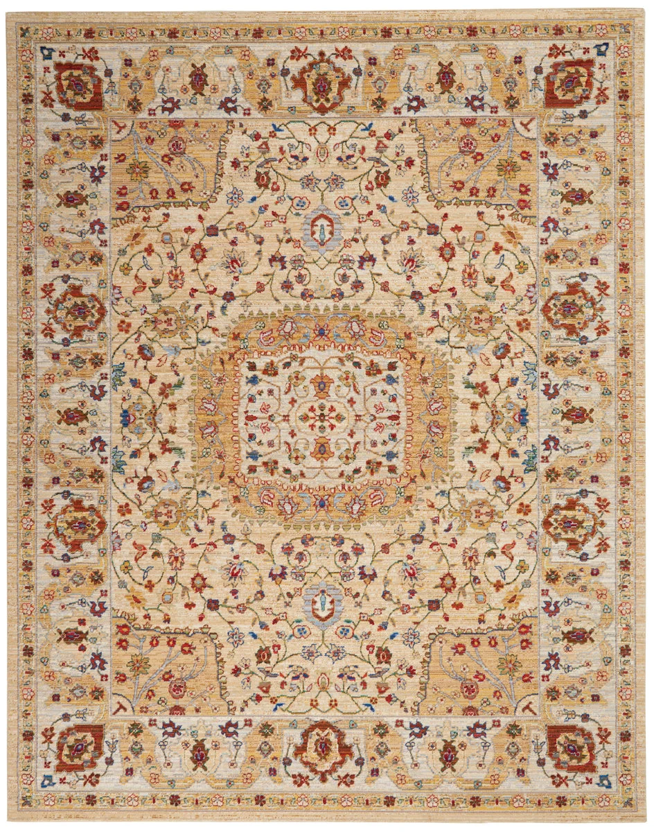 Nourison Majestic Traditional Sand Area Rug