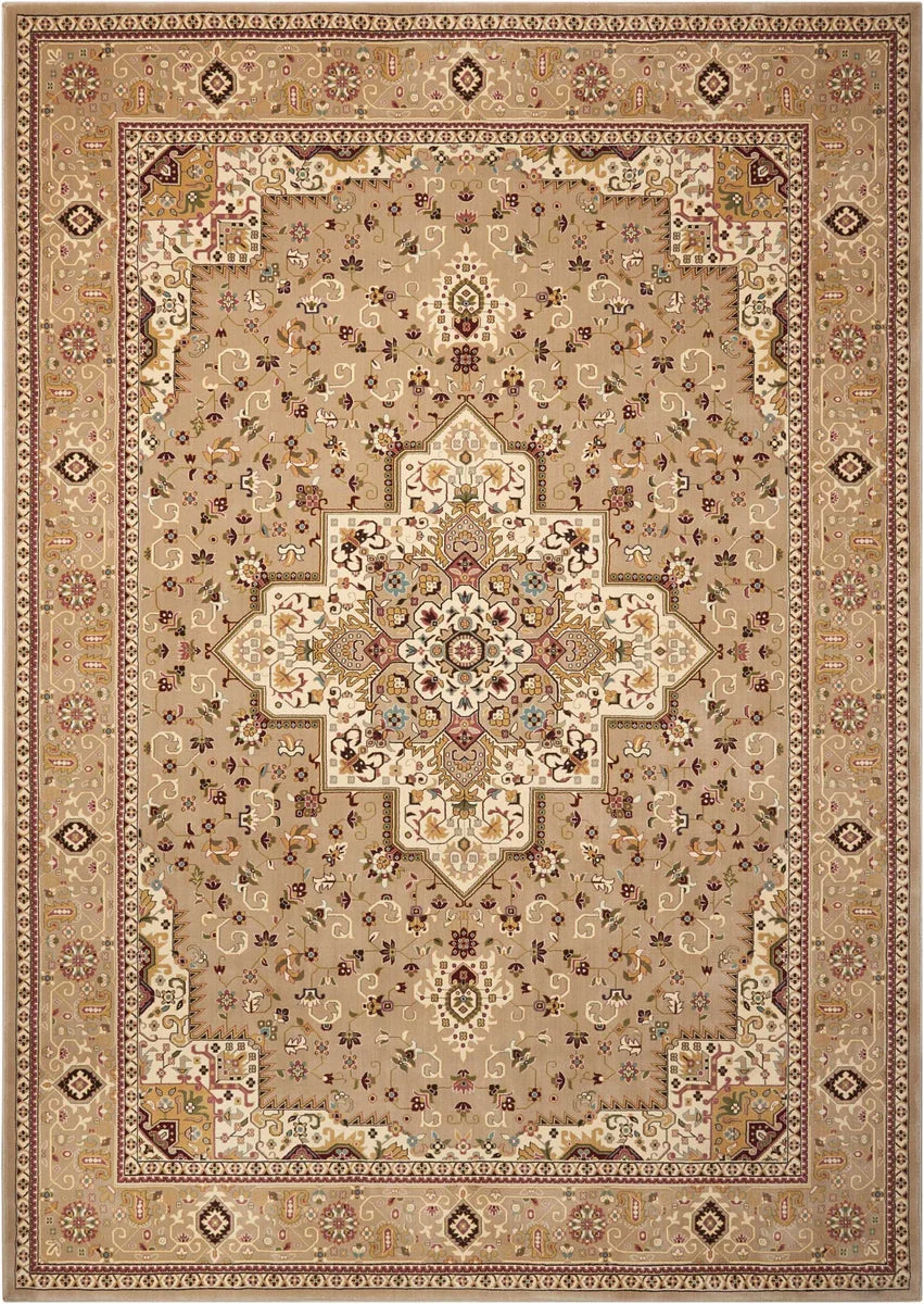 Nourison Antiquities Traditional Beige Area Rug