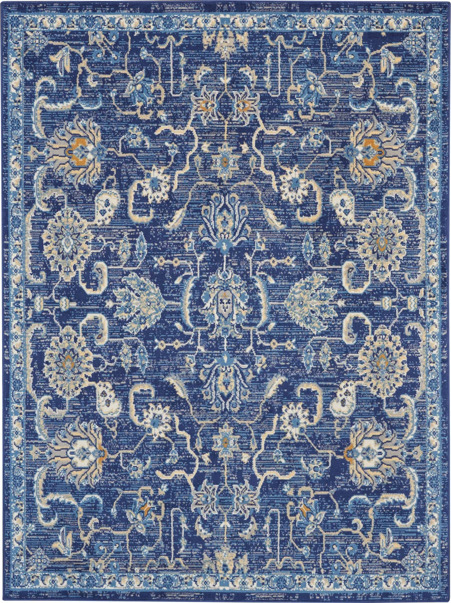 Nourison Grafix Traditional Navy Area Rug