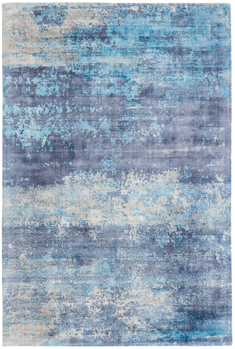 Nourison Safari Dreams Contemporary Teal Area Rug