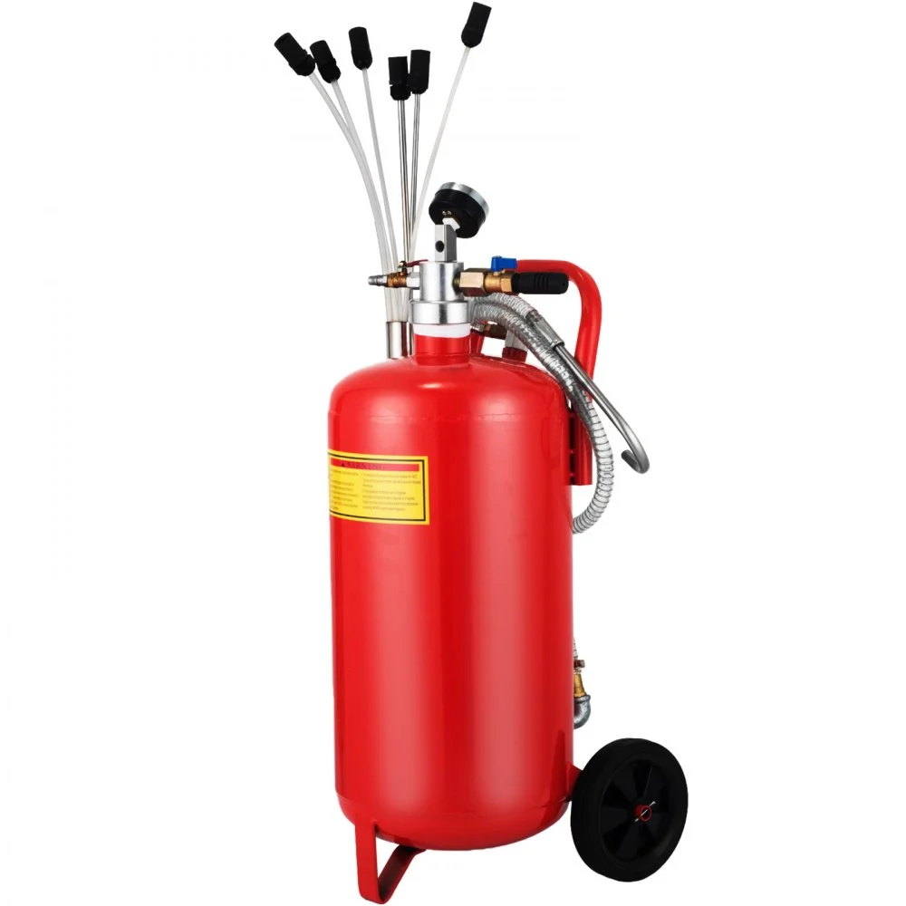 VEVOR 5 Gallon Portable Air Pneumatic Waste Oil Garage Extractor Drain Tank