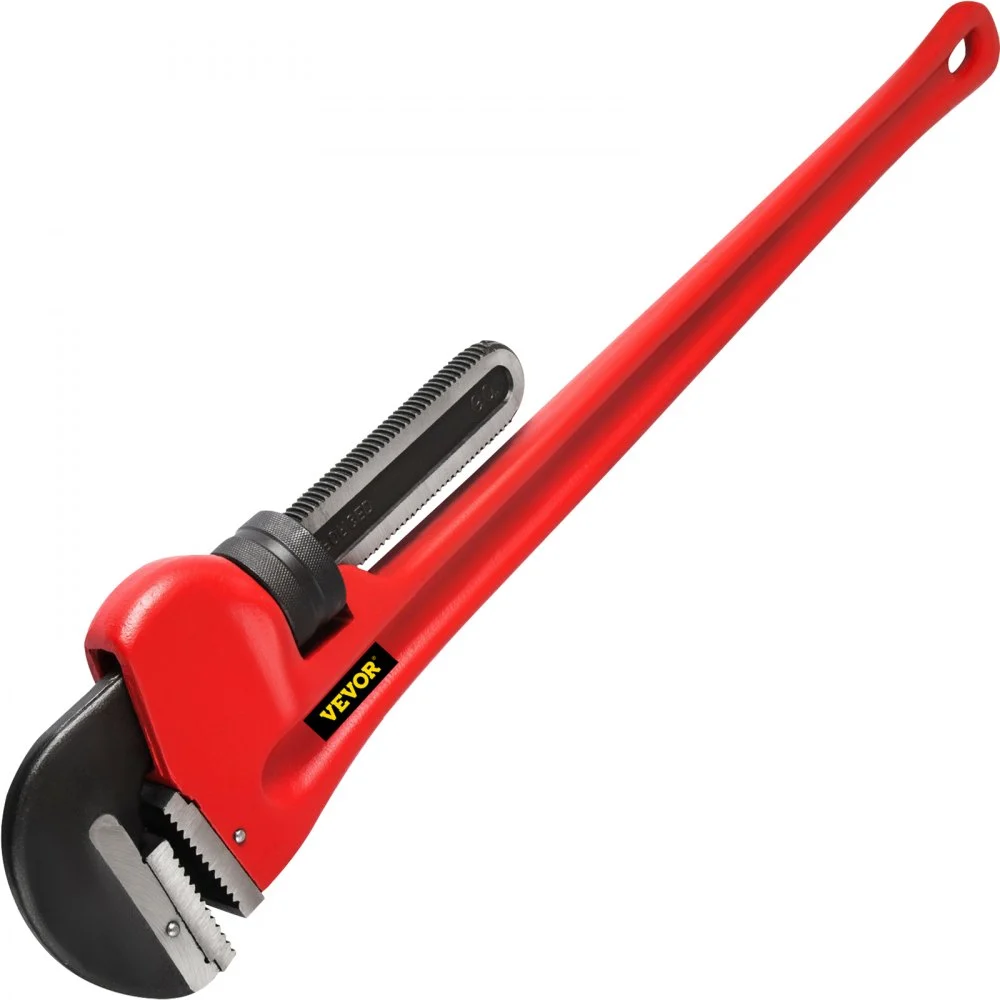 Summer Sale
VEVOR 51" Cast Iron Handle Heavy-Duty Hook Jaw Straight Pipe Wrench