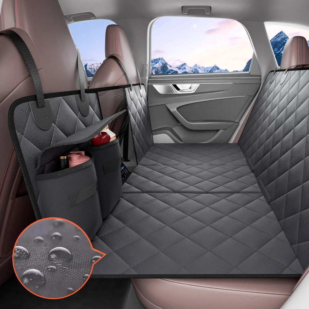 Clearance
VEVOR Back Seat Extender for Dogs,Dog Hammock for Car Back seat,Waterproof Hard Bottom Dog Car Seat Cover for Back Seat 54"x24",Supports 400lbs with Mesh Window and Storage Pocket for Car, SUV