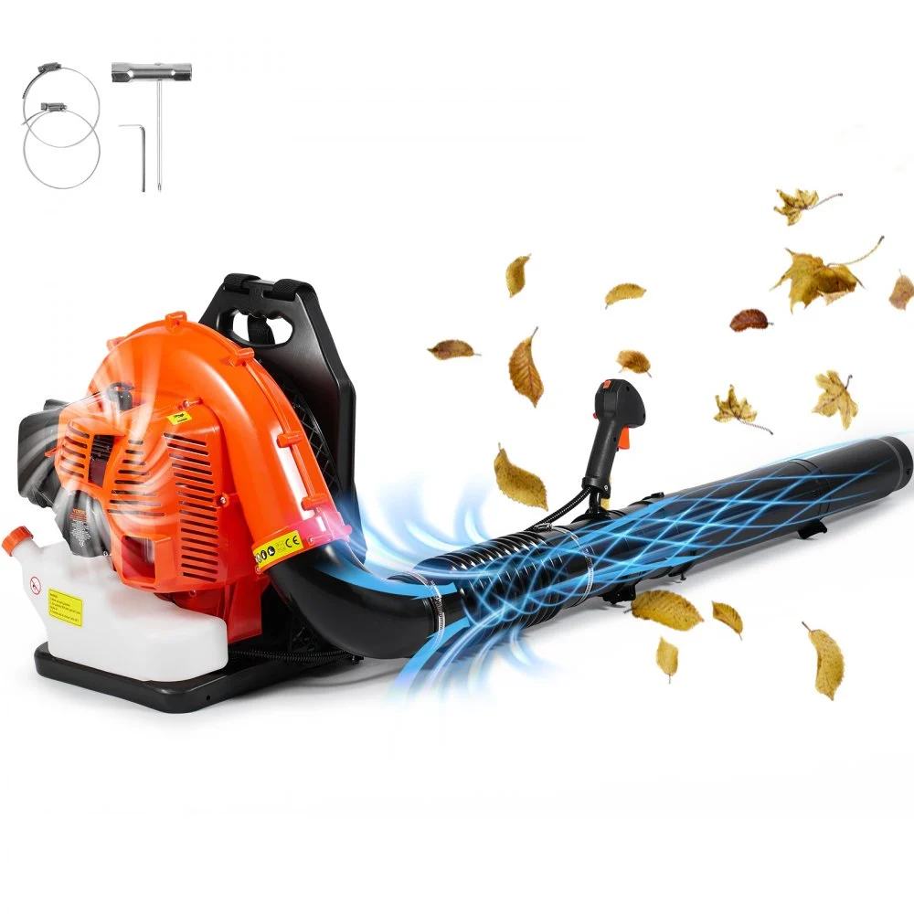 Summer Sale
VEVOR Backpack Leaf Blower, 79CC 2-Cycle Gas Leaf Blower with 3L Fuel Tank, 930CFM Air Volume 184MPH Speed, Ideal for Lawn Care, Leaf Cleaning, and Snow Removal
