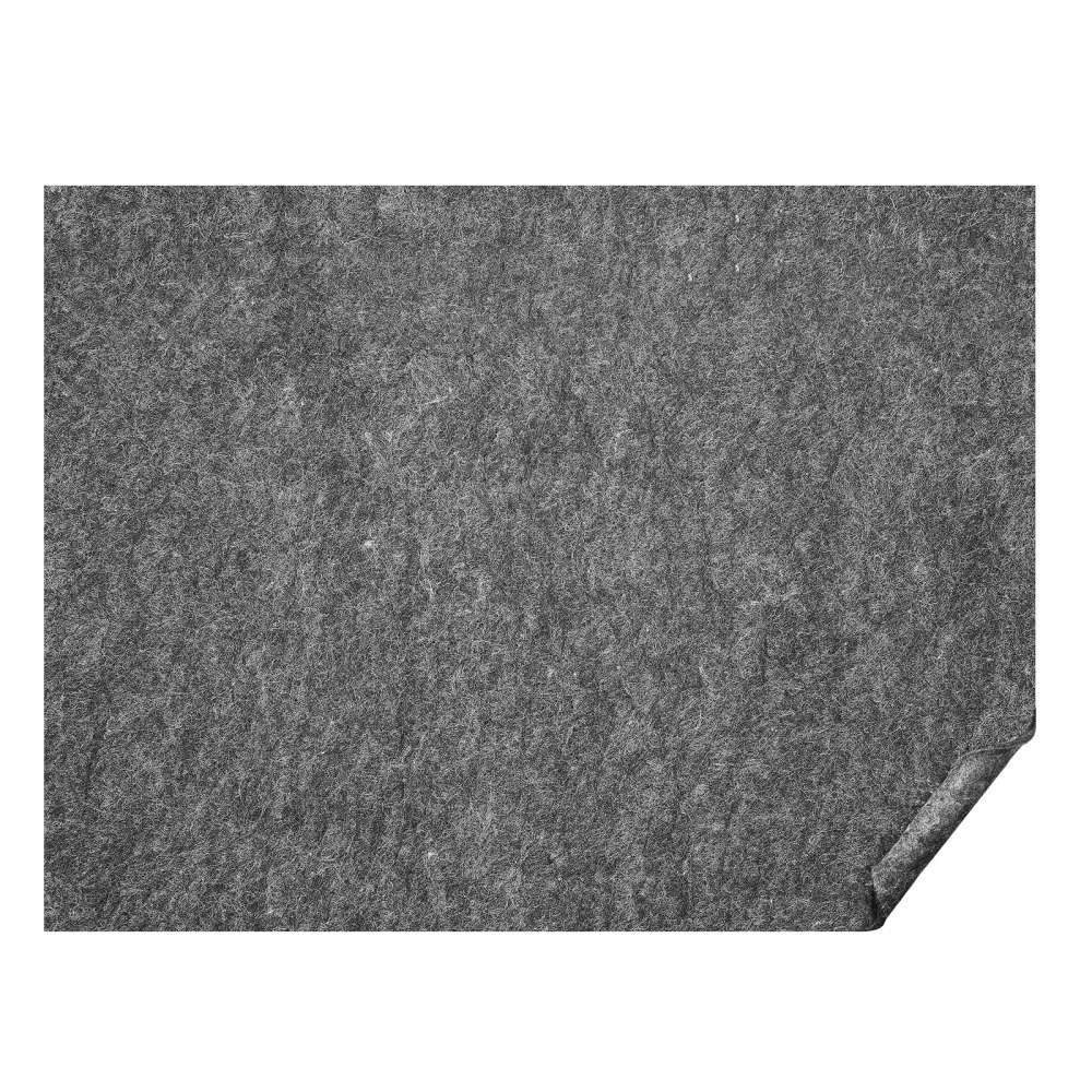 VEVOR Rug Pad Without Slip Resistance, Protective Cushioning Carpet Pad 9' x 12', 1/2"Thick, 100% Pure Polyester Felt, 10-11㎡ Premium Comfort Underfoot Carpet Padding Rug Cushion for All Floor, Gray