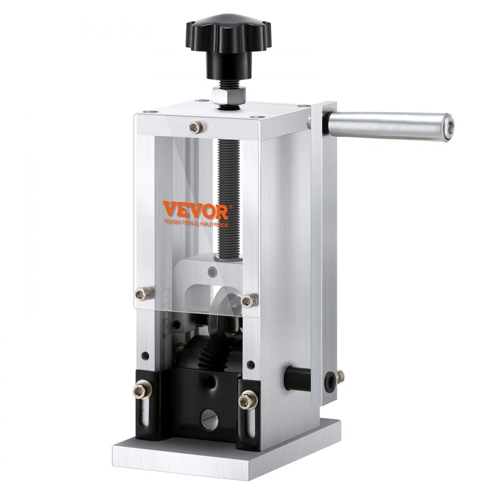 VEVOR Wire Stripping Machine,Wire Stripper with Hand Crank or Drill Powered,0.06''-1.18'' Copper Wire Stripper,Visible Stripping Depth Reference,Portable Aluminum Frame Wire Peeler