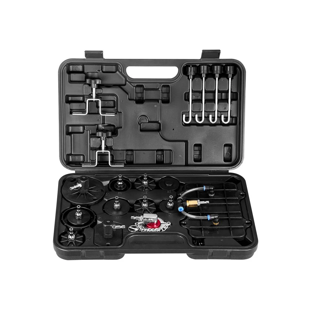 VEVOR Brake Master Bleeder Kit, 12 Pcs, Professional Brake Bleeder Adapter Set with Complete Kit & Handle, Durable Brake Bleeder Adapter for Brake Fluid Filling Fit for Most New & Old Vehicles