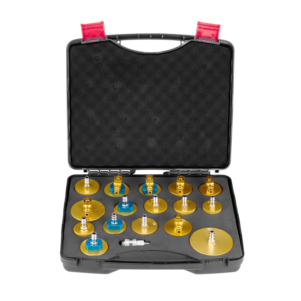 VEVOR Brake Master Bleeder Kit, 17 Pcs, Professional Brake Bleeder Adapter Set with Complete Kit & Handle, Durable Brake Bleeder Adapter for Brake Fluid Filling Fit for Most New & Old Vehicles