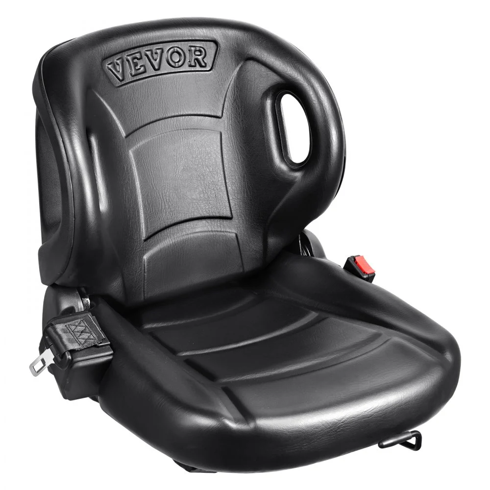 Summer Sale
VEVOR Universal Forklift Seat,Tractor Seat with Adjustable Angle Back, Micro Switch and Seatbelt,Wrap-around Forklift Seat for Tractor Loader Excavator