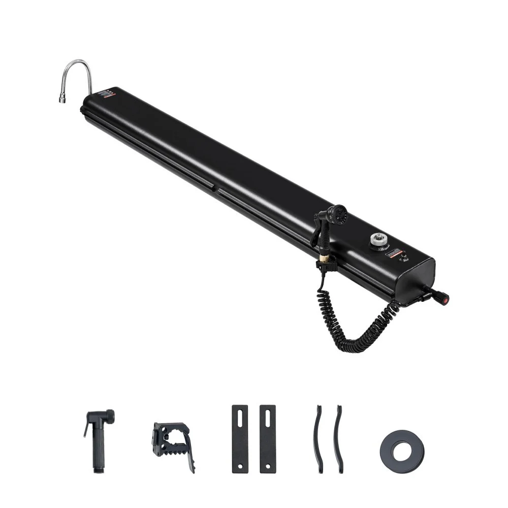 Summer Sale
VEVOR Roof Rack Water Tank, 8 Gal, Multi-Dispensing Outdoor Tank with 2 Splash-Guard Panels & T-slot, High-Capacity Aluminum Tank with Pressurization Port, Fit for Trunks, Roll Bars, Crossbars