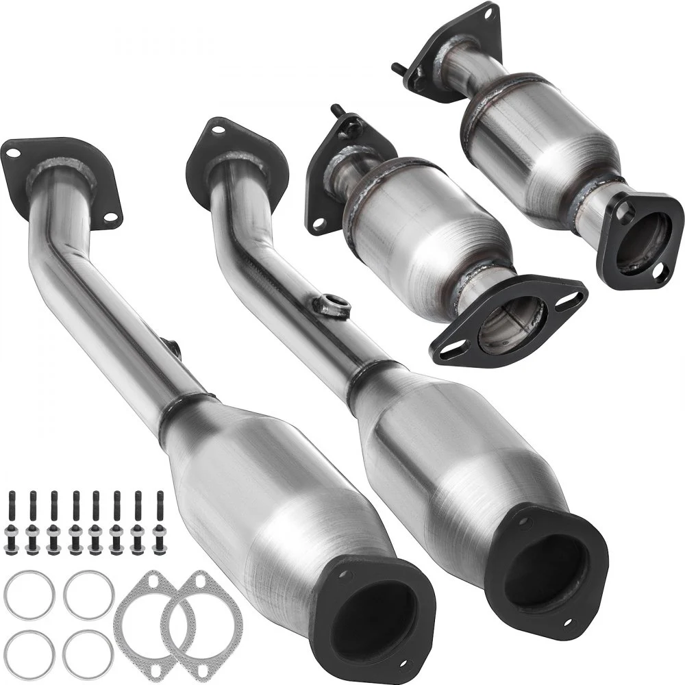 VEVOR Exhaust Manifold 05-11 Nissan Frontier Exhaust Manifold Bolts Gasket Combination 4.0L OEM Quality High Flow Catalytic Converter for 2005-2011 Nissan Frontier/Xterra/Pathfinder(EPA Compliant)