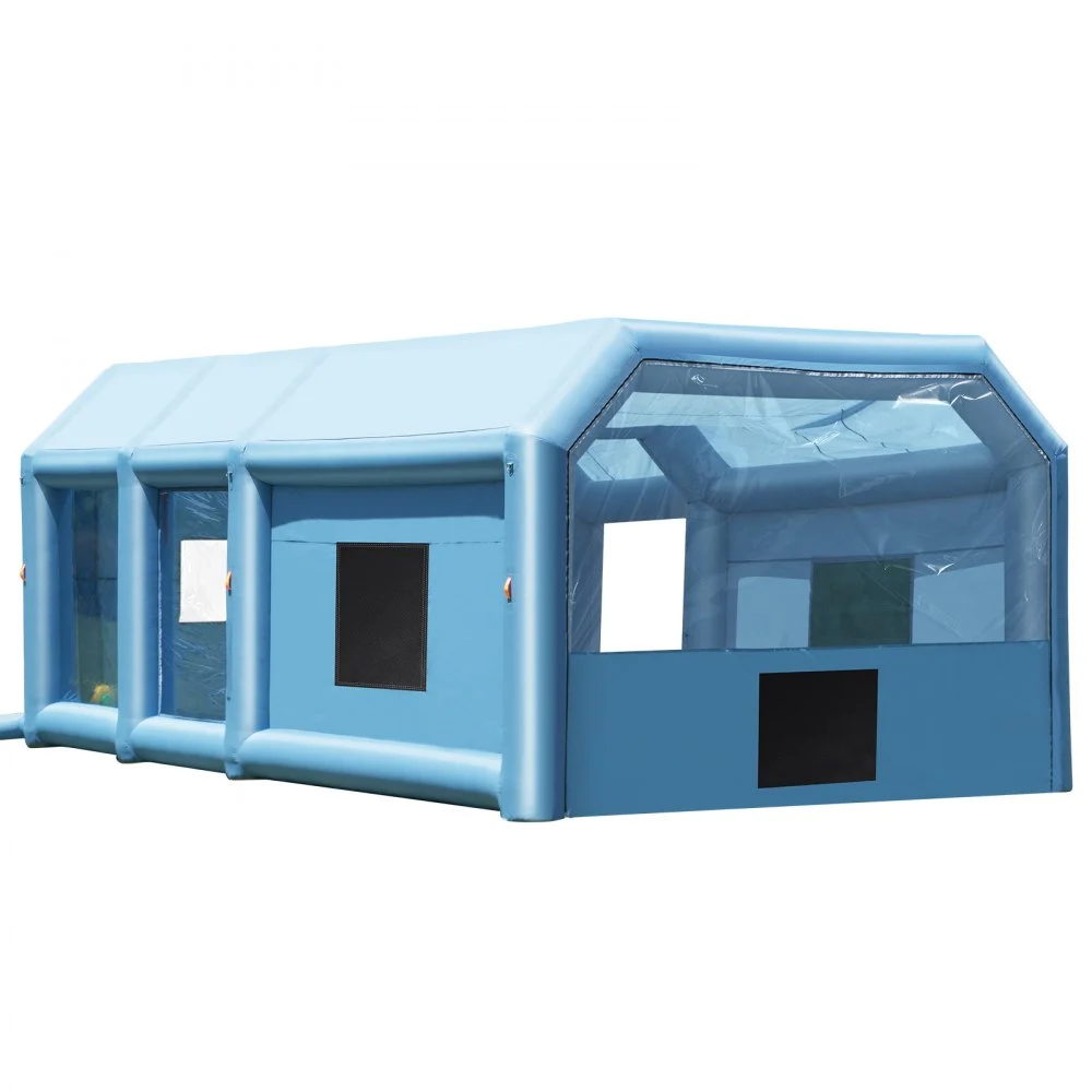Summer Sale
VEVOR Inflatable Paint Booth, 29.5 x 15.7 x 11.8 ft Inflatable Spray Booth, with 950W+750W Powerful Blowers and Air Filter System, Portable Car Paint Booth for Large Truck, Large Van, Large Machinery