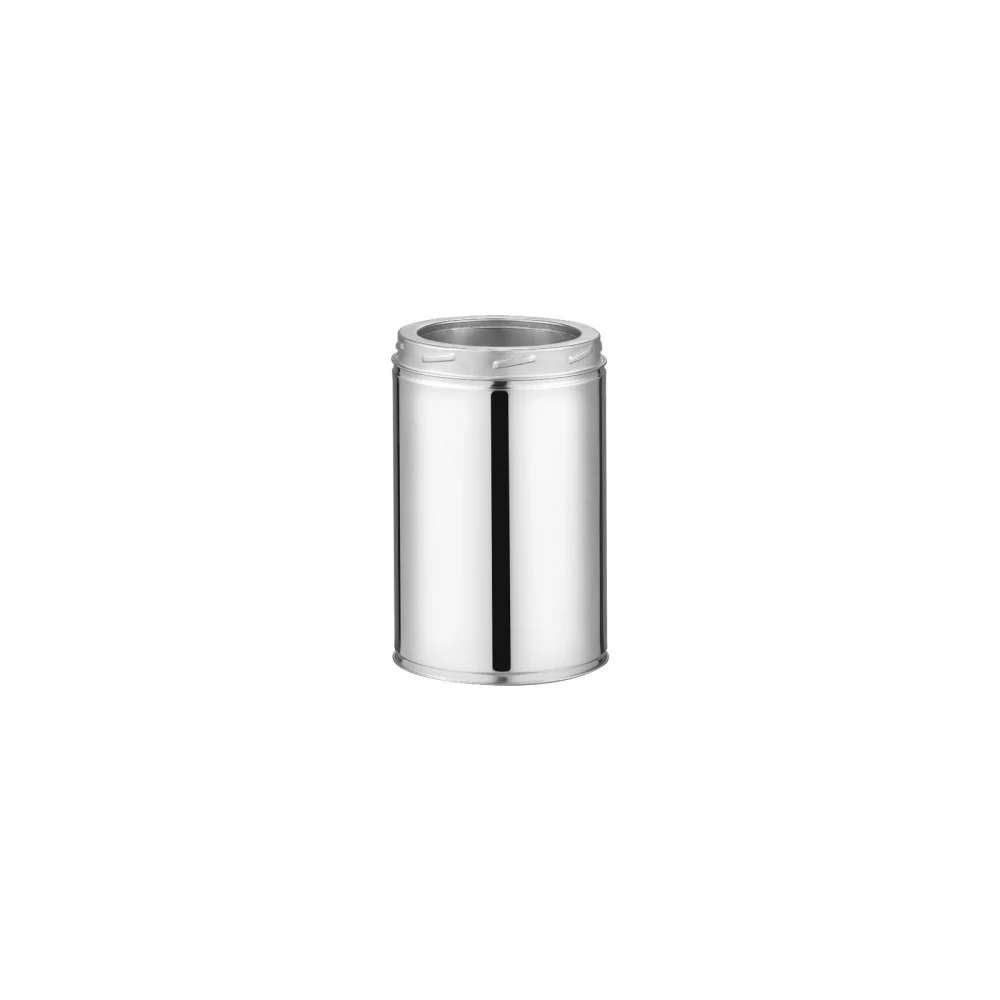 VEVOR Double Wall Insulated Chimney Pipe, 6 x 12 inch Stainless Steel (Inner 316,Outer 304) Stove Straight Pipe, Easy Installation & Thick Insulation Cotton for Indoor and Outdoor, 1 Pack,Silver