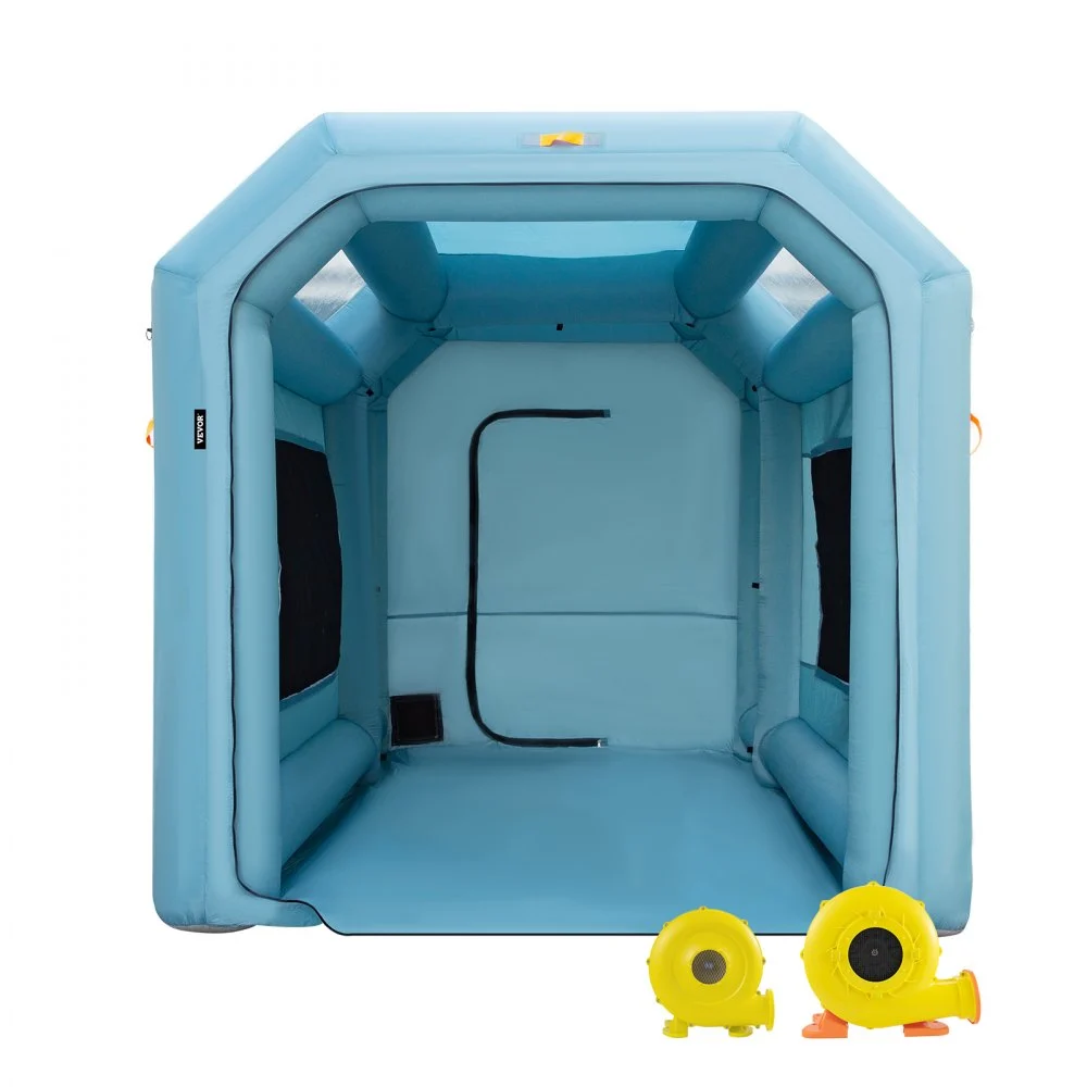 Summer Sale
VEVOR Portable Inflatable Paint Booth, 13 x 8 x 8ft Inflatable Spray Booth, Car Paint Tent with Air Filter System & 2 Blowers, Upgraded Blow Up Spray Booth Tent, Auto Paint Workstation Motorcycle Gara