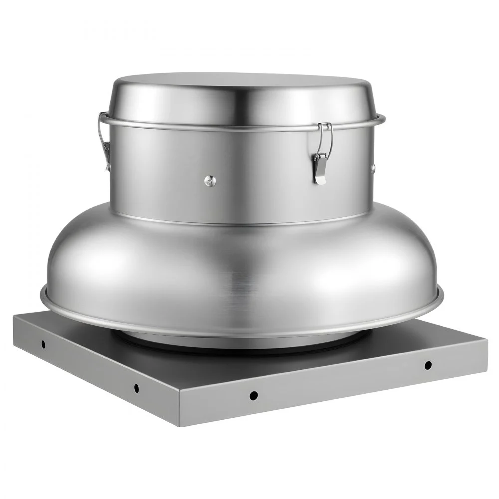 Summer Sale
VEVOR Roof Exhaust Fan, Attic Vent Fan with High-Power Motor, 21 inch Fan Base Heavy-Duty Aluminum Alloy, Speed Control Adjustable Airflow 900/1500 CFM, Compact for Garage,Kitchen,Bathroom, Silver