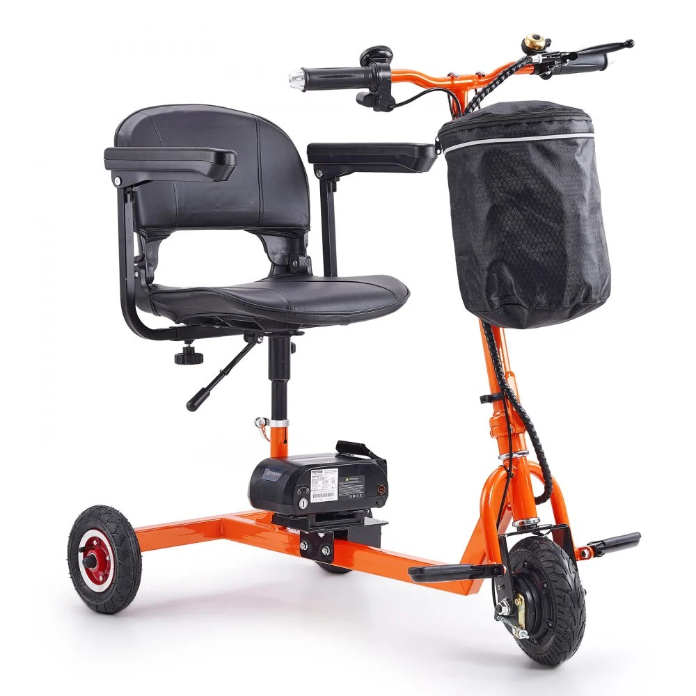 Summer Sale
VEVOR Foldable 3 Wheel Mobility Scooter for Seniors, Portable Electric Powered Mobility Scooter with 12 Mile Long Range, All Terrain Travel Wheelchair with 48V Lithium-ion Battery, Max Support 330LBS