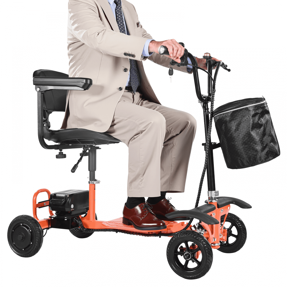 Summer Sale
VEVOR 4-Wheel Folding Mobility Scooter for Adults & Seniors, 265LBS Loading Electric Mobility Scooter, All-Terrain Travel Wheelchair with 48V Lithium Battery, 8" Solid Tires & 8° Climbing Capacity