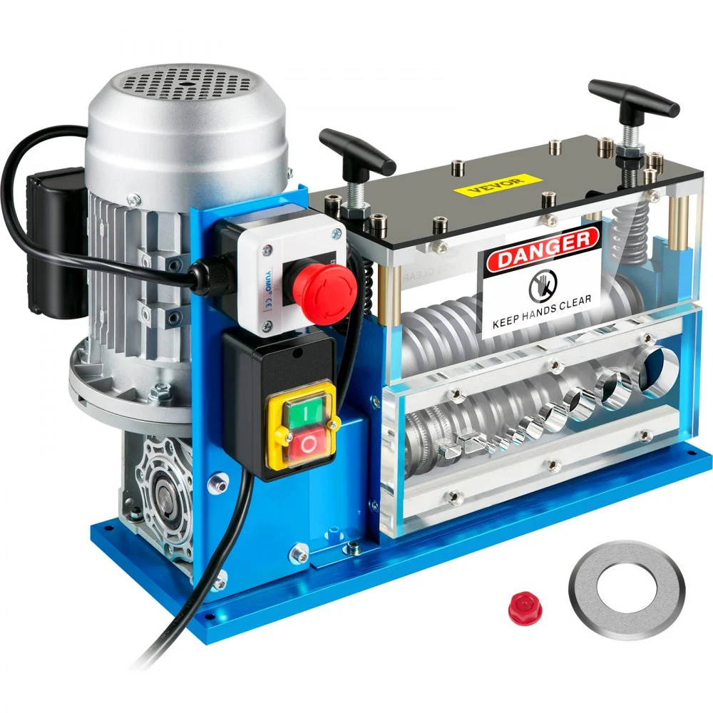 Summer Sale
VEVOR Electric Wire Stripping Machine, 370W 0.06 inch -1.5 inch Automatic Motorized Cable Stripper with 75 ft/min Speed, 11 Channels 10 Blades Strip Machinery, Scrap Handling Tool for Recycling Copper