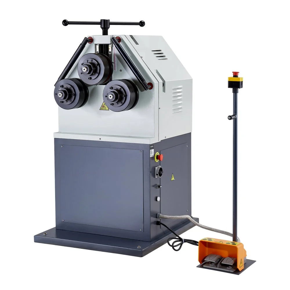 Summer Sale
VEVOR 2.2KW Electric Roll Bending Machine, 3-Roller Electric Pipe Bender Machine with 180° Maximum Bending Angle & Reversible Foot Switch, Support Horizontal/Vertical Operation (220V 60Hz 3-Phase)