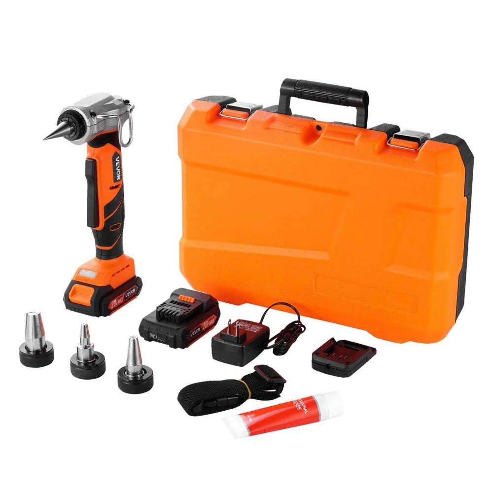 Summer Sale

        
               VEVOR Cordless Tube Expander, 20V Max Electric Tubing Expansion Tool for 1/2", 3/4", 1" PEX-A Pipes, 22000RPM Pipe Expander with 3 Expanding Head, 2pcs 2AH Battery, Fast Charger & Carrying Case