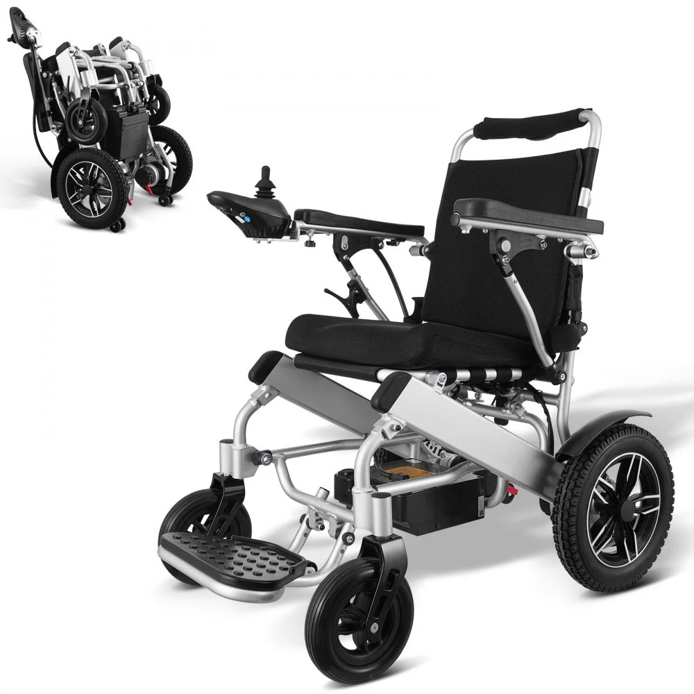Summer Sale
VEVOR Electric Wheelchair for Adults Seniors, 300 lbs Weight Capacity, 17.7 in Width Lightweight Foldable Motorized Power Wheelchairs, Long Range All Terrain Aluminum Alloy Chair, Adjustable Backrest