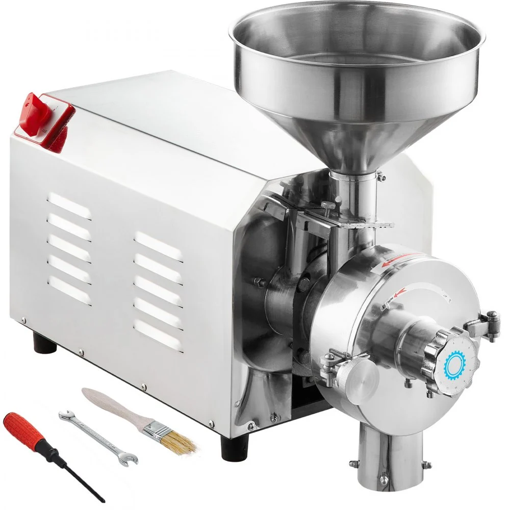 Summer Sale
VEVOR Soybean Grinder Commercial Grinding Machine for Spices 2200W Corn Mill Grinder 50 KG/H Stainless Steel Corn Grinder Industrial Flour Milling Machine for Pepper Soybean Peanut Corn Grains