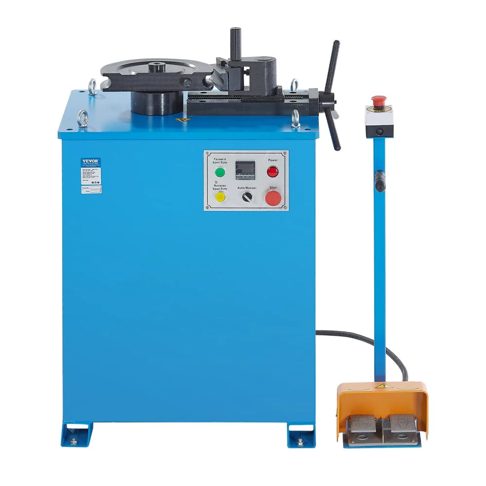 Summer Sale
VEVOR Electric Tube Bending Machine, 1.5 KW Electric Tube Bender for 5/8 to 1-1/2 inch Pipes, Pipe Bender Machine with 5 Set Dies, Manual & Auto Modes and 180° Max Bending Angle (220V 60Hz 3-Phase)