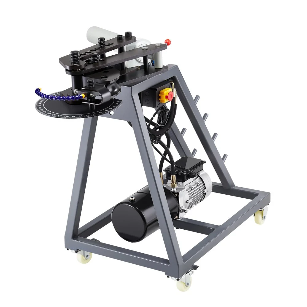 Summer Sale
VEVOR Electric Tube Bending Machine, 750W Electric Tubing Bender with 6L Hydraulic Cylinder, Movable Pipe Bender Machine with 3 Dies & 180° Max Bending Angle, Suitable for 1", 1-1/2", 1-3/4" Pipes