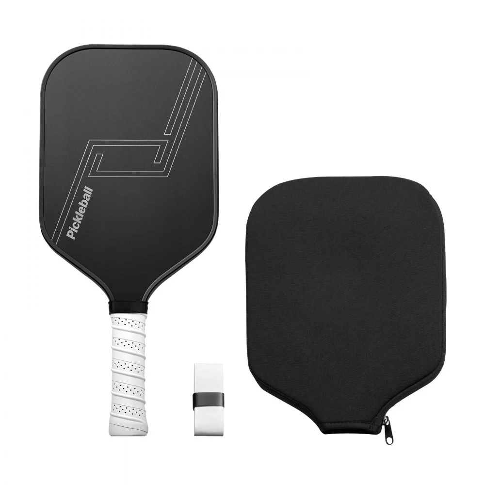 VEVOR Pickleball Paddle, T700 Carbon Fiber Surface & Honeycomb Core, Professional Pickleball Paddle with Increased Power & Control & Spin, Pro Pickle Ball Racket for Adults, Men & Women, Black