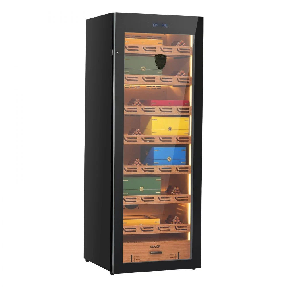 Summer Sale

        
               VEVOR Electric Humidor, 288L, 1700 Counts Electric Cigar Humidor Cabinet with Compressor Cooling, Constant Humidity & Temperature Control, Spanish Cedar Wood Shelves & Drawers, 7 Layers, for Household