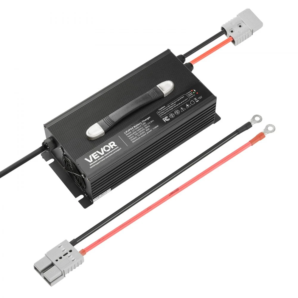 Summer Sale

        
               VEVOR 12V 80A Lithium Battery Charger, 14.6V, AC-DC LiFePO4 Smart Charger, with Anderson Connector, LED Indicator, 0V Activation, for Lithium LiFePO4 Deep Cycle Rechargeable Batteries of Boat, RV