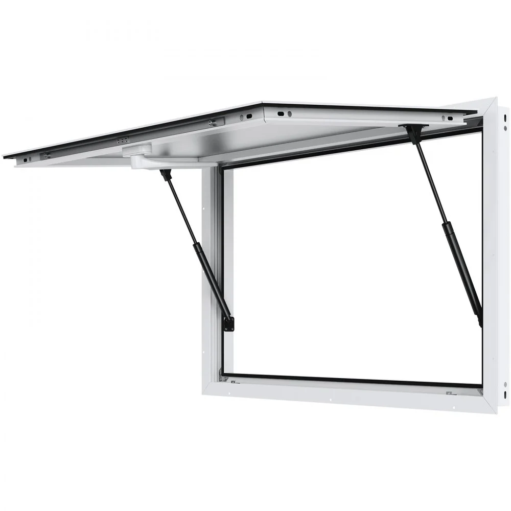 Summer Sale
VEVOR Concession Window 48"x36", Aluminum Alloy Food Truck Service Window with Awning Door & Drag Hook, Up to 85 Degrees Stand Serving Window for Food Trucks Concession Trailers, Glass Not Included