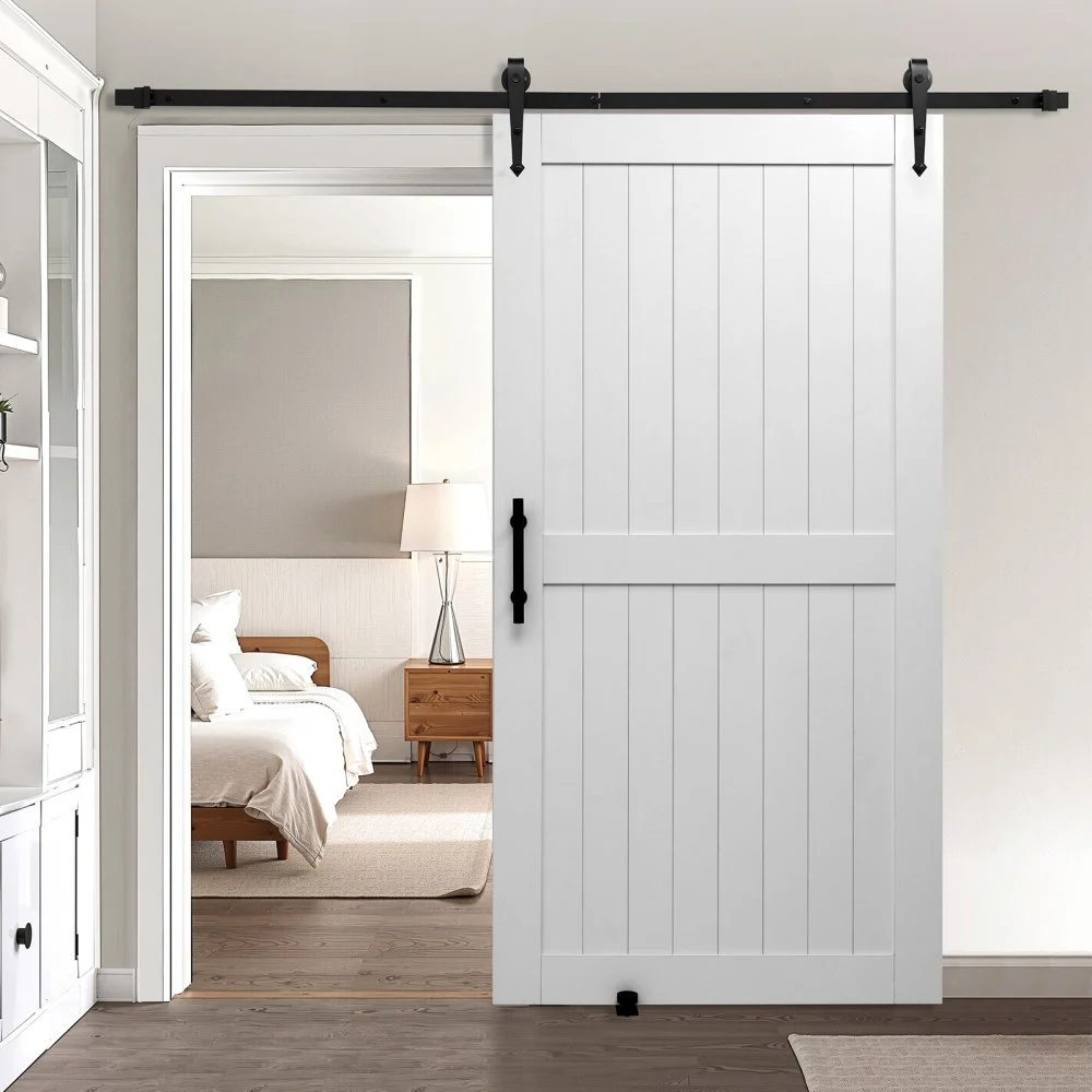 Summer Sale

        
               VEVOR Sliding Barn Door, 42 x 84 inch, High-Strength MDF Panel, Barn Door with Hardware Kit, Water-Proof PVC Surface, Easy to Install, H-Frame, Smoothly and Quietly Sliding for Living Room, Bathroom