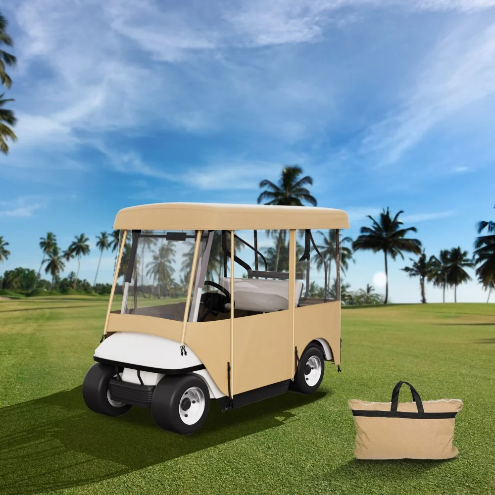 Clearance
VEVOR Golf Cart Enclosure, with 4-Sided Fairway Deluxe, 300D Waterproof Driving Enclosure with Transparent Windows, Fit for 2+2 Seats Golf Carts (Roof Up to 78.7''L)