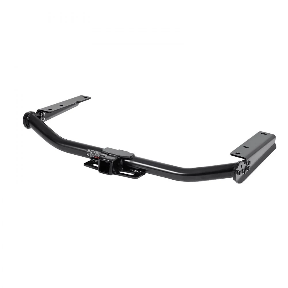 VEVOR Class 3 Trailer Hitch, 2-Inch Receiver, Compatible with 2014-2019 Toyota Highlander, Q345B Steel Tube Frame, Multi-Fit Hitch to Receive Ball Mount, Cargo Carrier, Bike Rack, and Tow Hook, Black