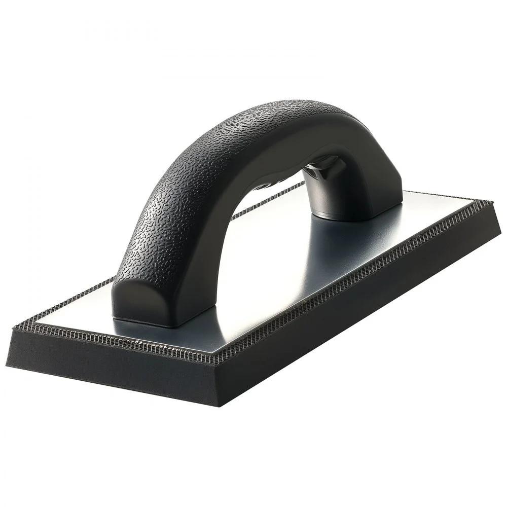 VEVOR Grout Float, Professional Rubber Tile Grout Tool with Anti-slip Handle & Lightweight Aluminum Connector Backplate, Easy to Operate & Cleaning for Smoothly Apply to Concrete, Plaster, Drywall