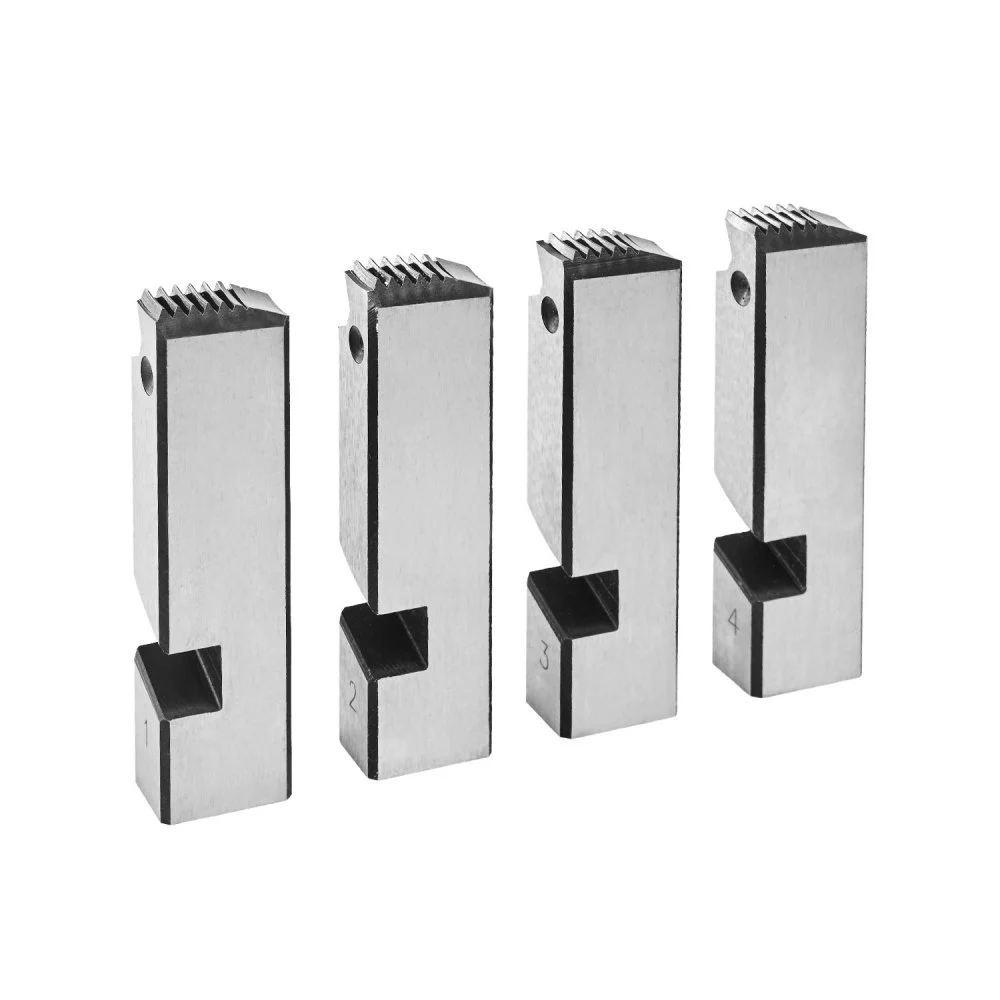 VEVOR Threading Machine Dies, 1"-2" NPT Pipe Dies(4 Packs), Right-Handed HSS Pipe Threading Dies, Fit VEVOR Integrated Pipe Threading Machines
