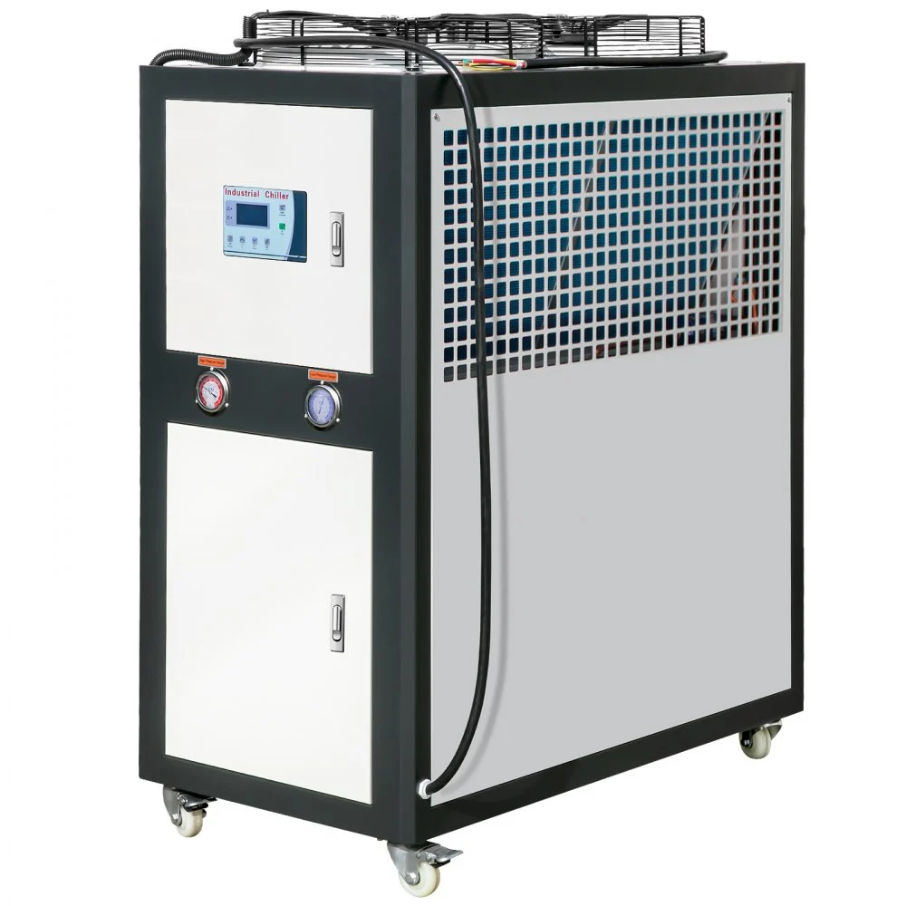 Summer Sale
VEVOR Industrial Water Chiller, 6HP 16 Gal Air-Cooled Industrial Water Chiller, 15,100 Kcal/h Cooling Capacity with Finned Condenser Micro-Computer Control 60L Water Tank, for Cooling Water